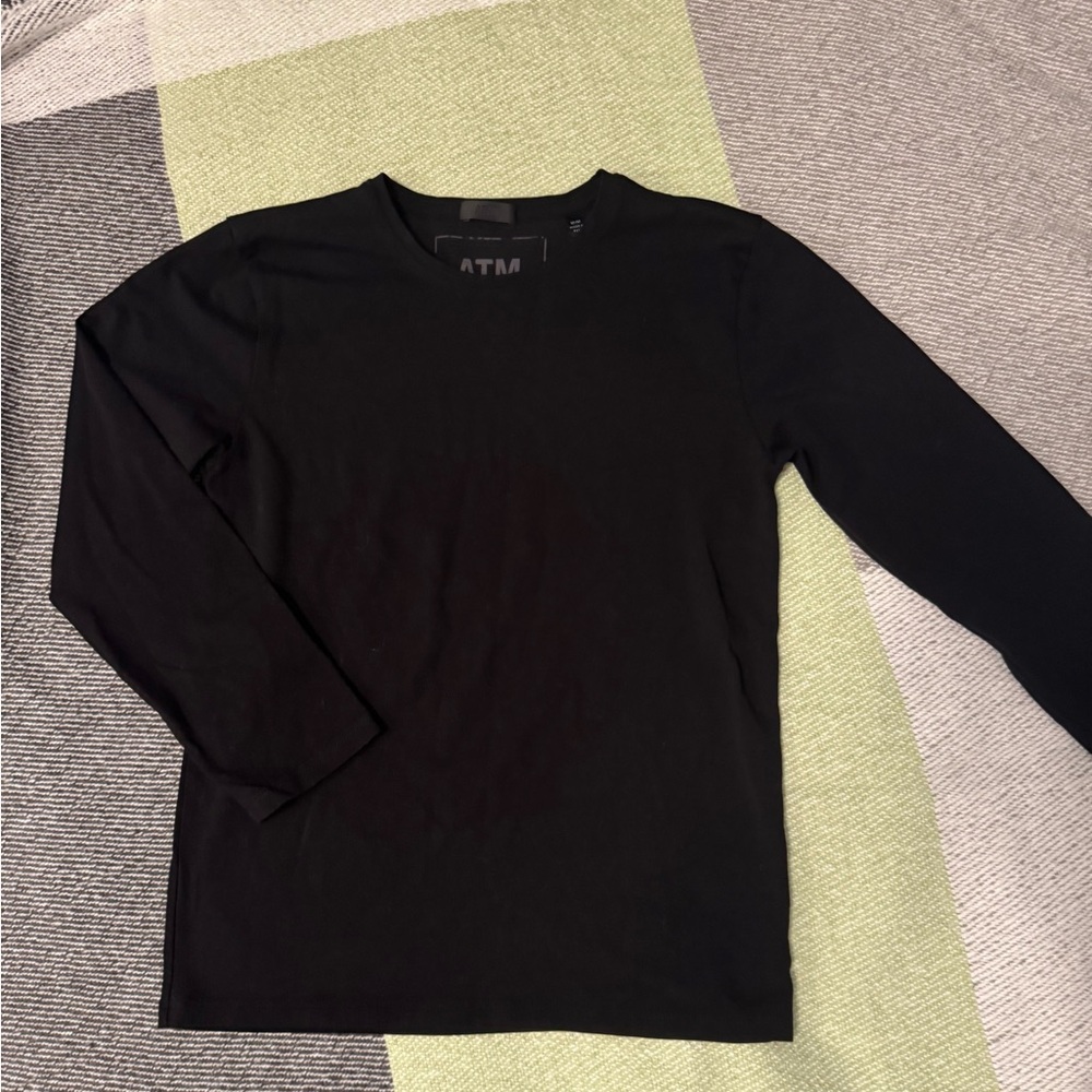 ATM Anthony Thomas Melillo Women's Black Long Sleeve Tee
